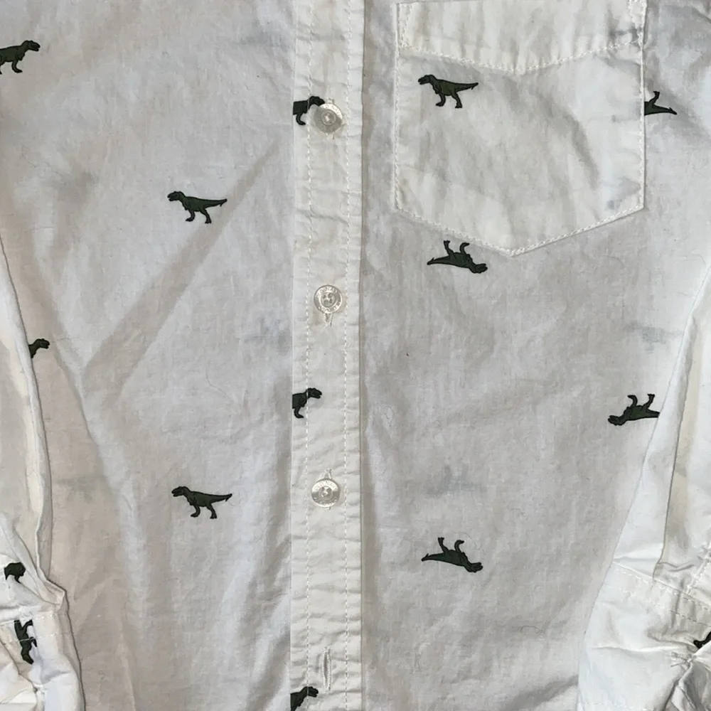 Old Navy dinosaur button down